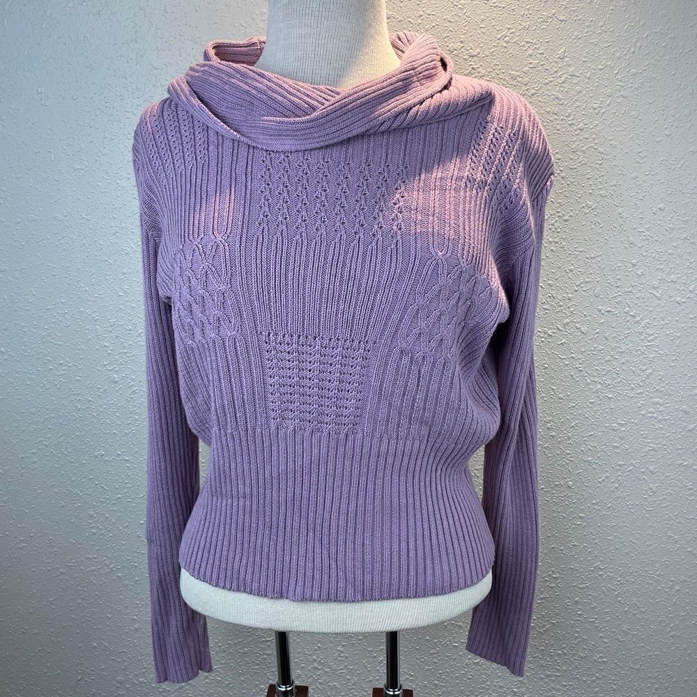 Norton McNaughton Petites Cowl Neck Sweater